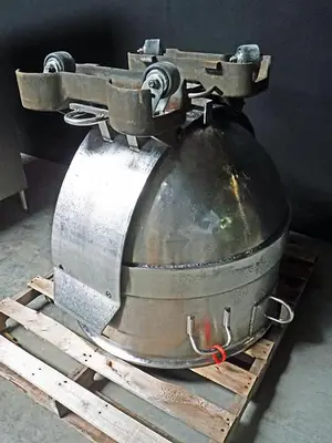 USED AMF GLENN 74-36 MIXER, 340 QUART WITH BOWL GUARD, FLAT BEATER AND TWO BOWLS