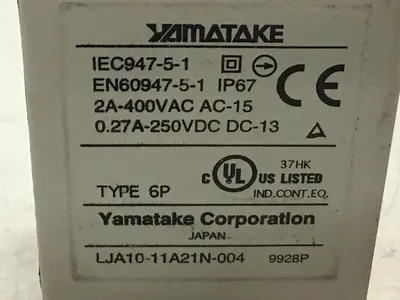 USED YAMATAKE LJA10-11A21N-003