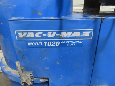 Vac-U-Max Model 1020 Continuous Duty Vacuum Provider