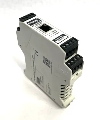 USED PEAK SYSTEMS PCAN-ETHERNET GATEWAY DR, CAN TO LAN GATEWAY IN DIN RAIL