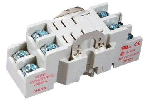 Veris VBD2B-C Relay Socket [New]