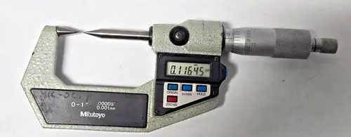 MITUTOYO 0 - 1 " Digital Micrometer .00005'' - 0.001 mm