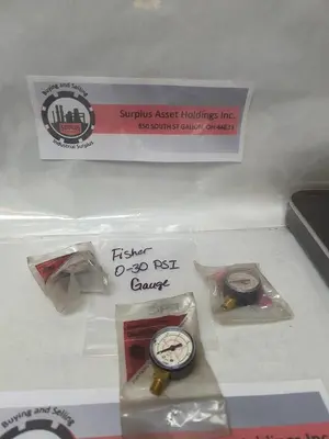New | in-Stock FISHER 0-30 PSI Universal Pressure Meters Ohio US | Surplus Asset Holdings #1234832