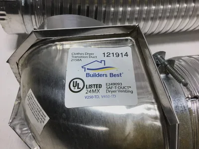 Builders Best E249093 SAF-T DUCT Semi Rigid Dryer Venting UL Listed 8″