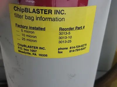 CHIPBLASTER JV81000 High Pressure Coolant Systems | Cleveland Machinery Sales, Inc. (6)