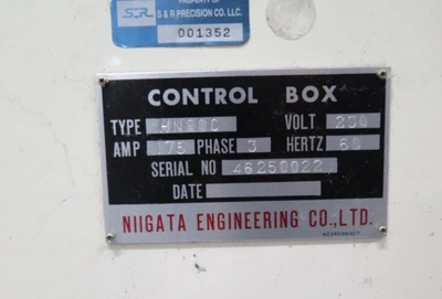 NIIGATA HN80C MACHINING CENTERS, HORIZ, N/C & CNC (Incl.Pallet Chan) | Wheeler Machinery Sales (13)