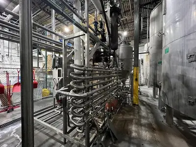 Pasteurizer, HTST, Tube-In-Tube, CIP, Vacuum Separator, #5674433