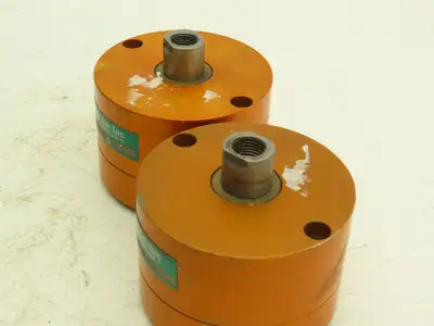Fabco Air B321XDR Pancake Pneumatic Cylinder 2" Bore 1/2" Stroke 250PSI Lot of 2