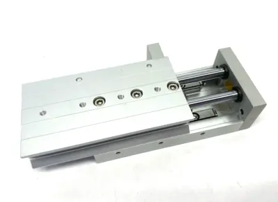 New | in-Stock Fabco-Air Double-Acting Pneumatic Linear Guided Slide Actuator Pneumatic Cylinders Michigan US | Maverick Industrial Sales #1398038