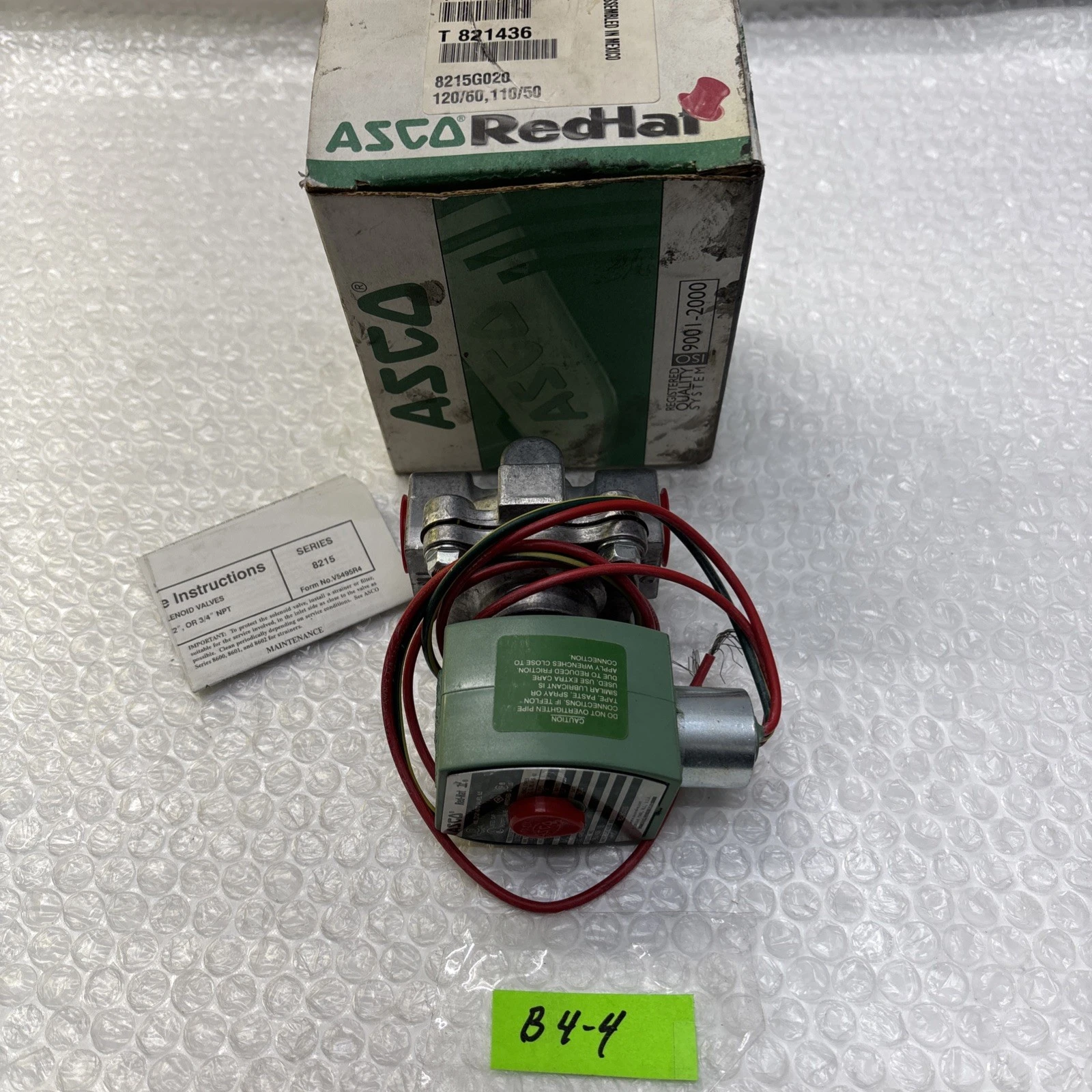 NEW ASCO 8215G020