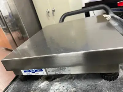 Used Brecknell Used Brecknell 6720U POS Retail Checkout 15lb Stainless Deli Grocery Scale Food Scales Illinois US | Falcon Restaurant Supply #1375681