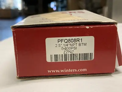 New | in-Stock WINTERS PQF808R1 Universal Pressure Meters Ohio US | Surplus Asset Holdings #1235035