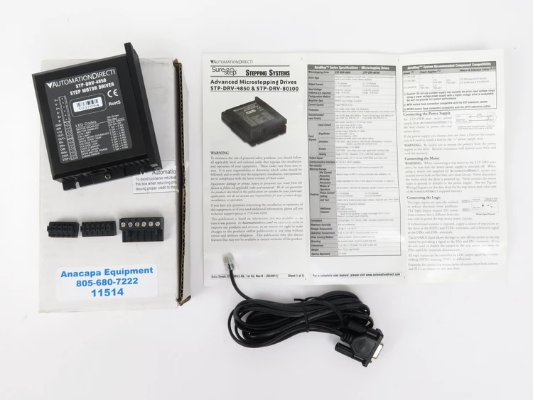 New | in-Stock Automation Direct STP-DRV-4850 Motors (misc) California US | ANACAPA EQUIPMENT BROKERS, INC #1299973