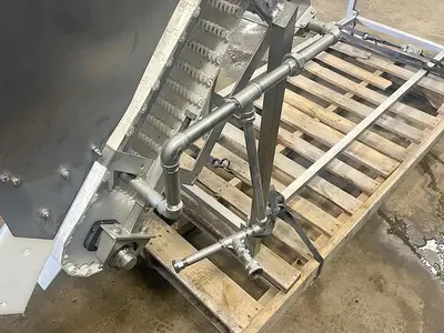 Used Belt Conveyor, 24’’ Wide X 192’’ Long, Cleated Belt 🔴 Liquidation Sale – All Offers Considered