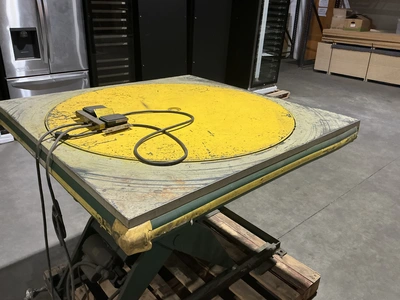 Used SOUTHWORTH LS4-36 HEAVY-DUTY ELECTRIC HYDRAULIC SCISSOR LIFT WITH ROTATING TOP Scissor Lifters Michigan US | Miedema Asset Management Group #1761519