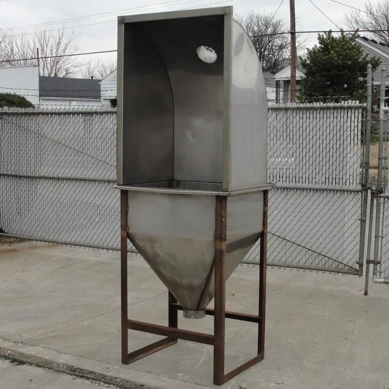 SPC7206  Material Handling Equipment bag dump station, 7 cu ft Stainless Steel