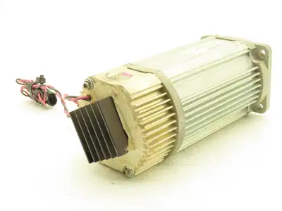 Ametek E-50057-38-2C DC Servo Motor 24VDC 3000rpm 1/2" Spline Shaft With Encoder
