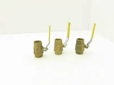 Apollo International PN30W-MOP5 Ball Valve Manual Quarter Turn 1" NPT Lot of 3