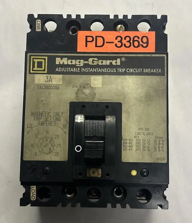 Used SQUARE D FAL36003IIM Miscellaneous Equipment (Electrical & Power) Ohio US | Surplus Asset Holdings #1240153
