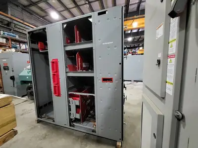 1200A 4160V Switchgear, Main Breaker & Tie Breaker w/ 2 Auxiliary Units