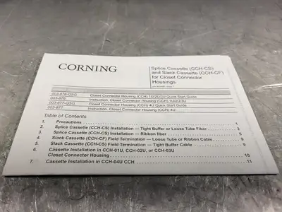 NEW CORNING CCH-CS12-59-P00RJ