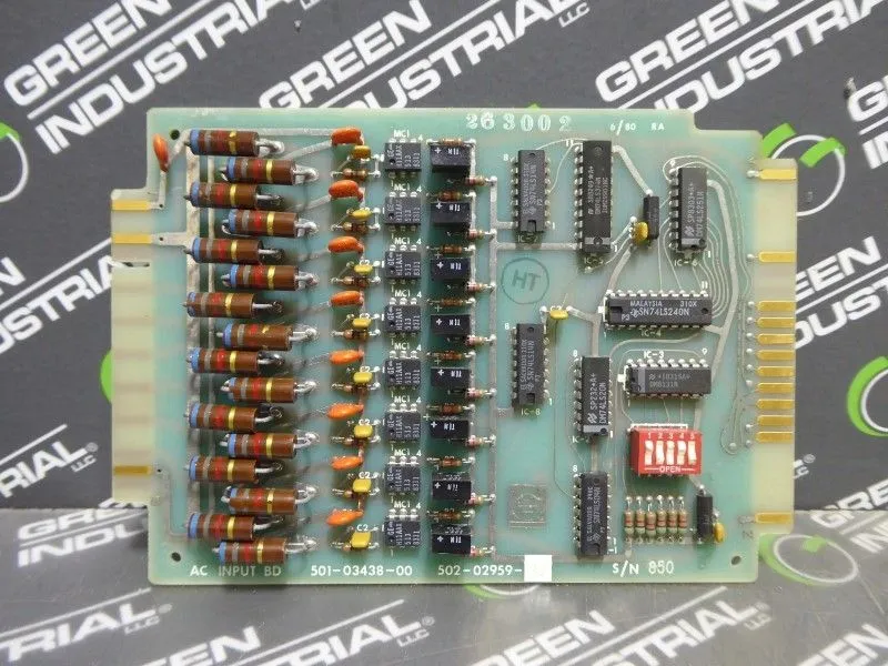 Giddings and Lewis 501--03438-00 AC Input Board 502-02959-00 Used