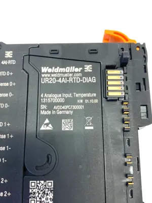 USED WEIDMÜLLER REMOTE I/O TEMP MODULE ANALOG SIGNALS