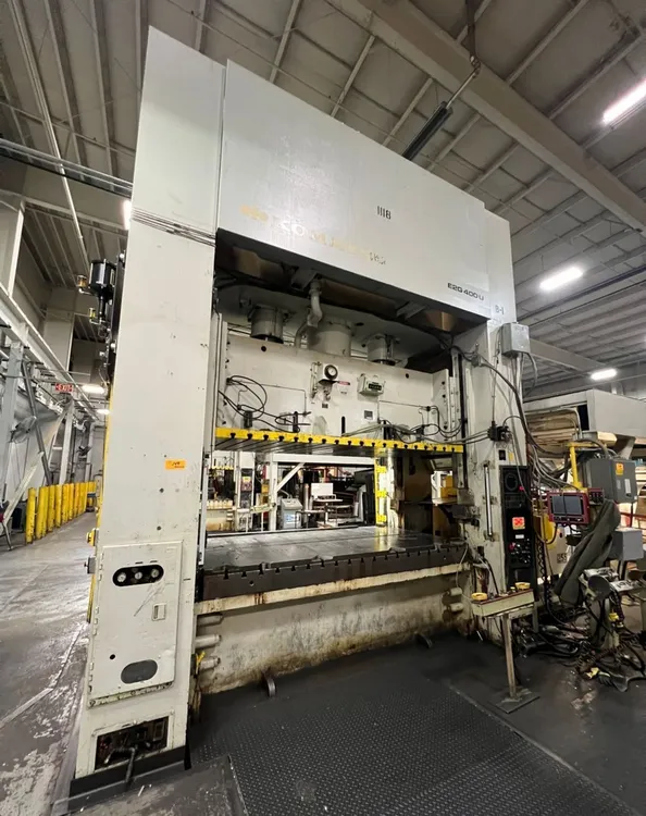 Used 1990 KOMATSU E2G-400U Straight Side Presses Michigan US | Rygate LLC #504224
