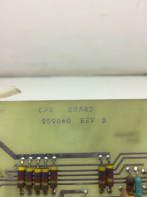 CPU Board 959860 REV D *Fast Shipping* Warranty!