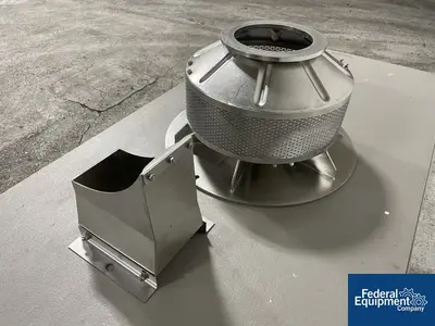 USED Vector 3.75 Liter Coating Pan for Vector LDCS-3, S/S