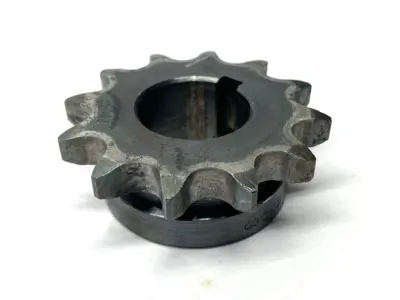 50B12F1 1/8 | Roller Chain Sprocket 1-1/8" Bore 12 Teeth SHELFWARE - New – Open box