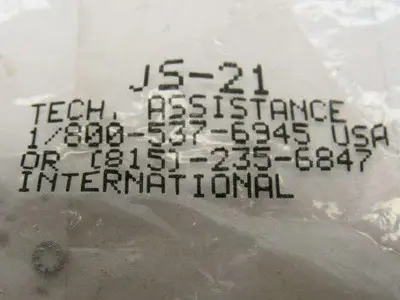 Honeywell JS-21 Microswitch Whisker Straight Lever Lot Of 5