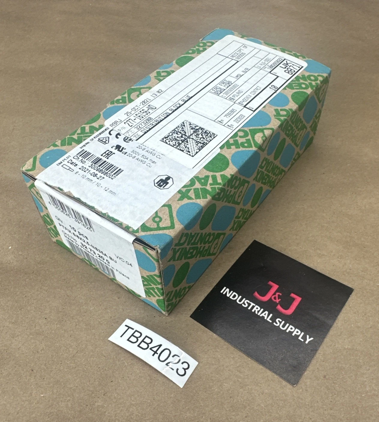 NEW Phoenix Contact ["32 73 20 0", "PTFIX 6/6X2.5-NS35A"]