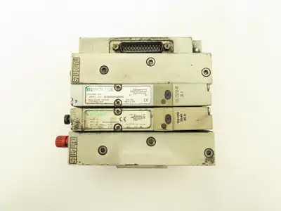 Numatics 051BA400K000030 Pneumatic 4/2 Solenoid Valve 2-Station Manifold 120V