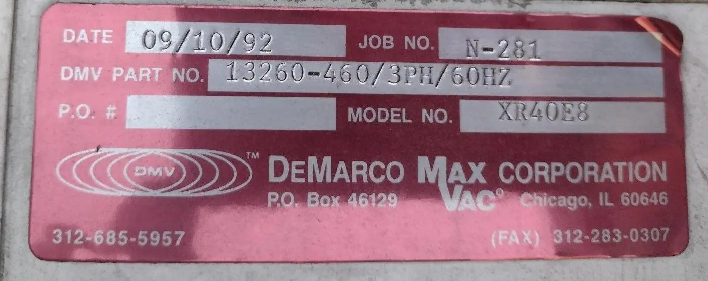 USED GARDNER DENVER XR40E8