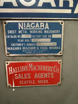 1957 NIAGARA MACHINE & TOOL WORKS 65-5 Ironworkers | MD Equipment Services LLC (6)