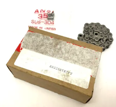 USED HKK CHAIN STAINLESS STEEL ROLLER CHAIN LINK
