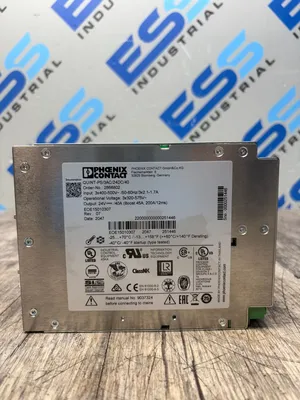 Used PHOENIX CONTACT QUINT-PS/3AC/24DC/40 DIN Rail Power Supplies South Carolina US | ESS Industrial Equipment Sales #1224899