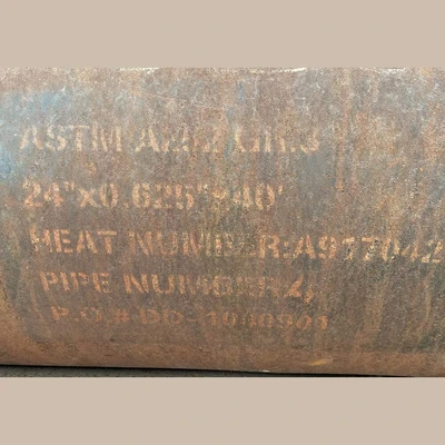 24in O.D. Steel Pipe