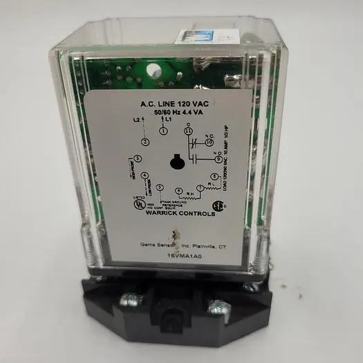 Used WARRICK WARRICK 16VMA1A0 GEMS SENSORS - AUTOMATION SWITCH & BASE Sensors | ND Industrial Surplus #1218700
