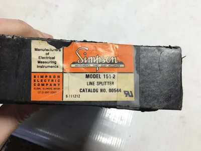 Simpson Line Splitter Model 151-2 Cat # 00544