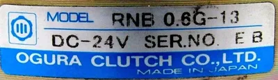 USED OGURA CLUTCH RNB0.6G-13 CLUTCH BRAKE RNB06G13