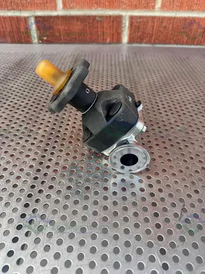 USED ITT PURE FLO RA25MAX STAINLESS STEEL DIAPHRAGM VALVE W/  1" SANITARY FITTINGS