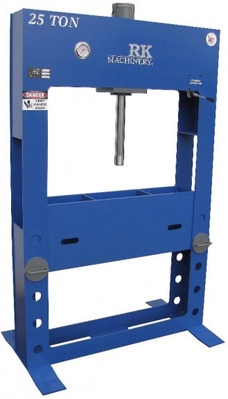 RK HYDRAULIC H-FRAME PRESS, MODEL HFP-25T