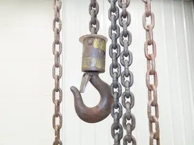 CM Cyclone 1-1/2 Ton 3000Lb Manual Chain Fall Hand Hoist 16' Lift