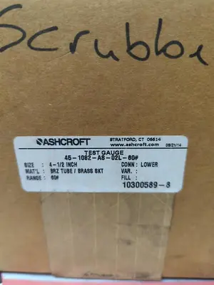 New | in-Stock ASHCROFT 45-1082-AS-02L-60# Temperature/Pressure Ohio US | Surplus Asset Holdings #1247167