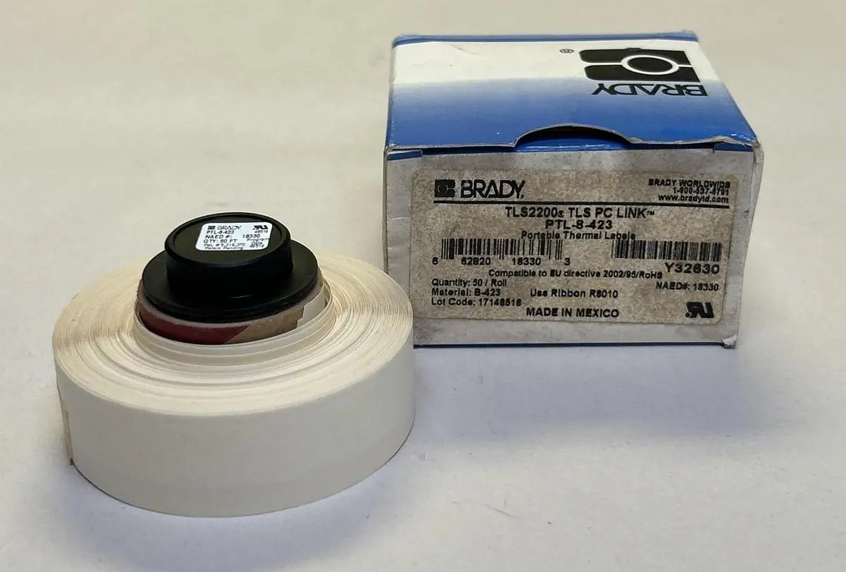 New | in-Stock BRADY PTL-8-423 Lab Labels Ohio US | Surplus Asset Holdings #1227977