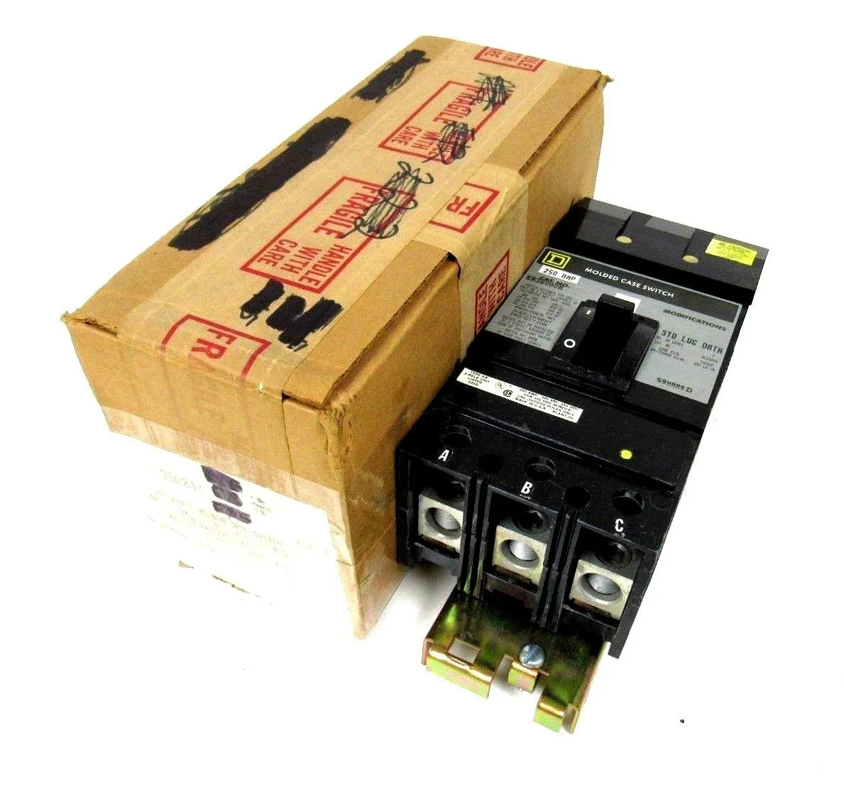 NEW SQUARE D KH36000M AUTOMATIC MOLDED CASE SWITCH 3 POLE 250A
