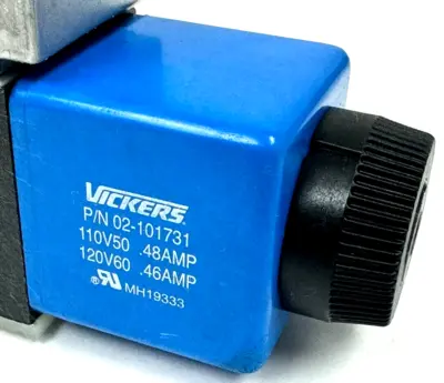 NEW VICKERS DG4V-3S-2A-M-FPBW-B5-60 CONTROL VALVE 02-109951 W/ 02-101731 COIL