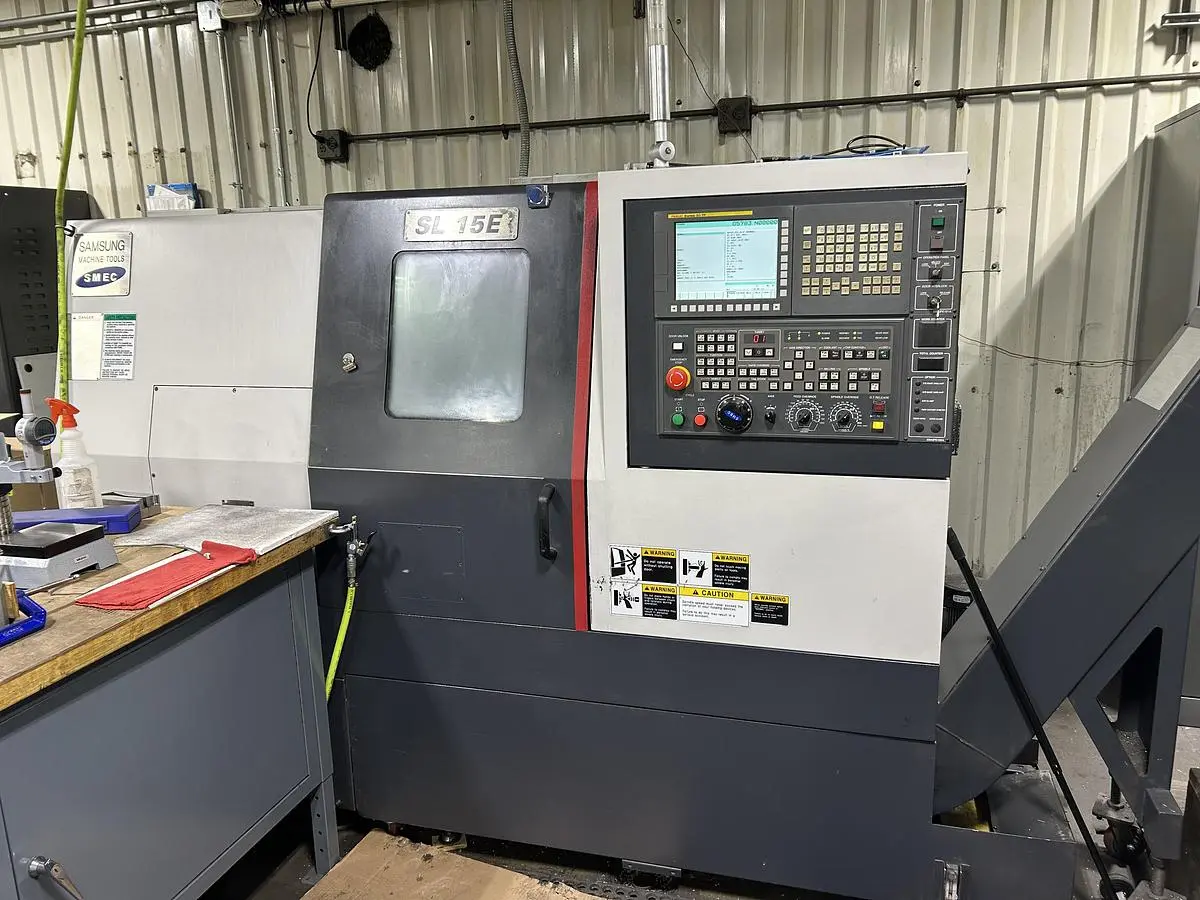 Used 2017 SAMSUNG / SMEC SL15E CNC Lathes Minnesota US | Source Machinery Sales #1541221